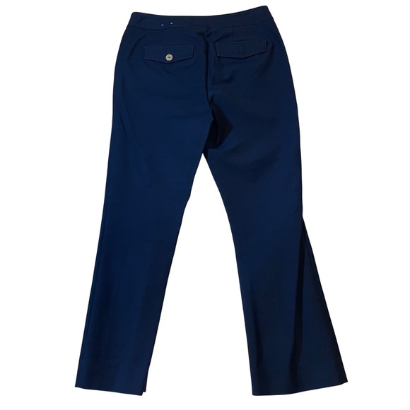 White‎ House Black Market Flare Crop Pants  Women's Size 2 Sailor Button Accents - Picture 2 of 12